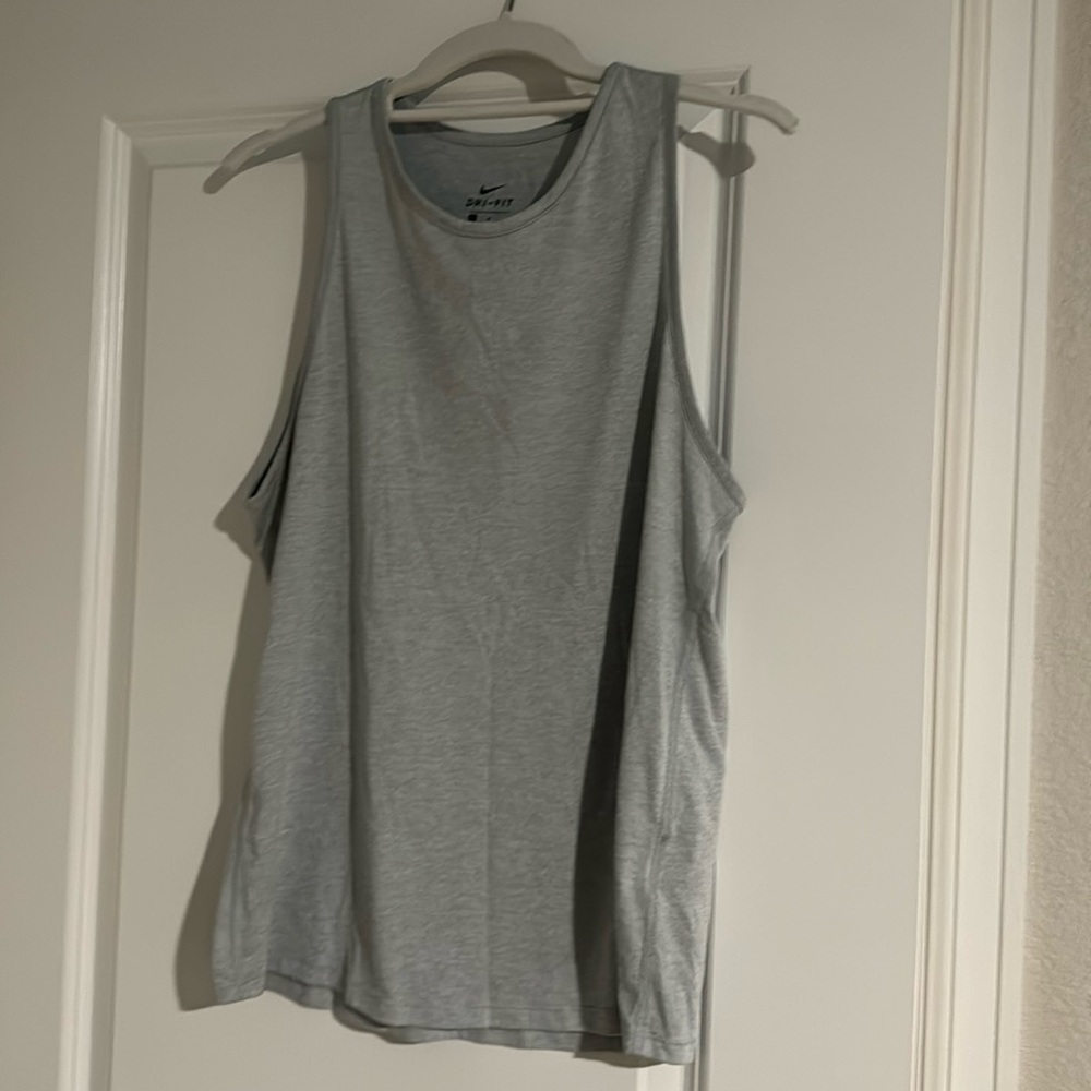 Nike light grey Dri-Fit tank